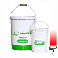 Эпоксидная антистатичная краска по полимеру «PRASPAN® EP-С112 AS» красная полуматовая
